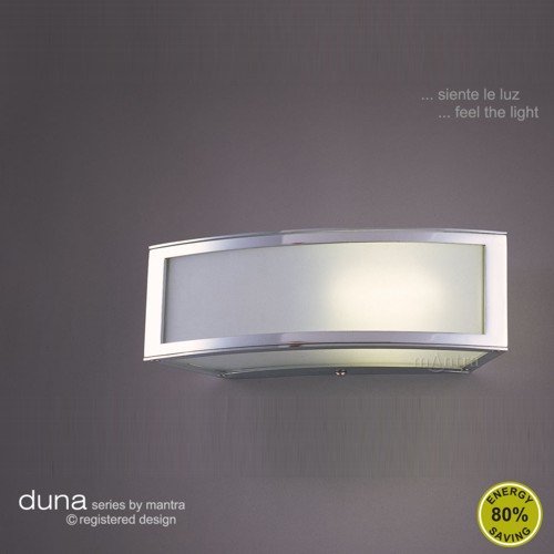 Duna Chrome Modern Wall Light M0393