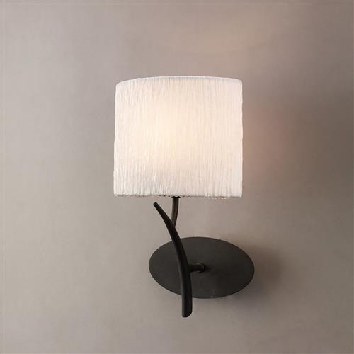 Eve Anthracite/White Single Wall Light M1154