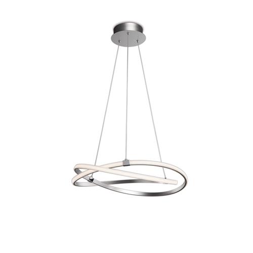 Infinity LED Dimmable Silver/Chrome Pendant M5725