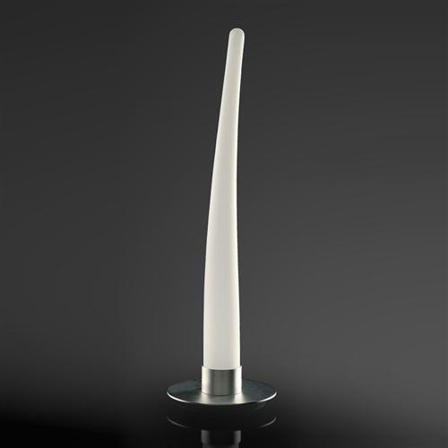 Estalacta White and Chrome Single Table Lamp M1680