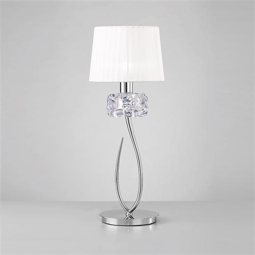 Loewe Large Chrome Table Lamp The, Large Contemporary Table Lamps Uk