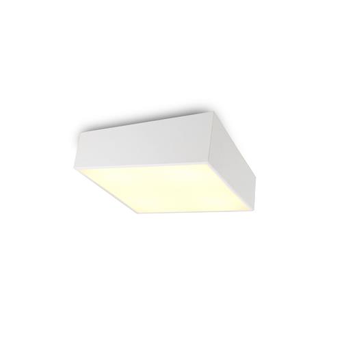 Mini White Eight Light Slanted Square Semi Flush Ceiling Fitting M6160
