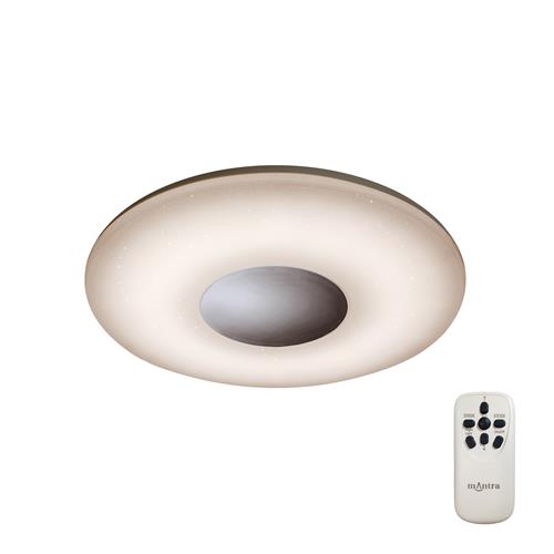 Reef LED Dedicated Chrome And White Ceiling Light M3692