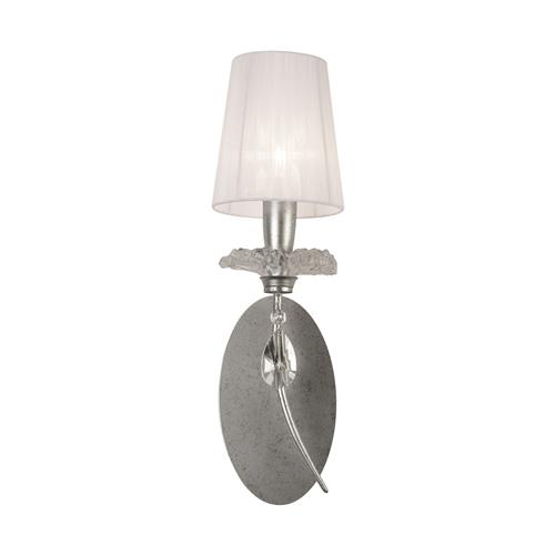 Sophie Silver Painted Single Wall Light M6305