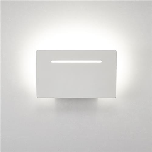 Toja White Angled LED Small Wall Light M5120