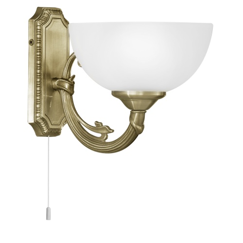 Savoy Antique Brass Wall Light 82751