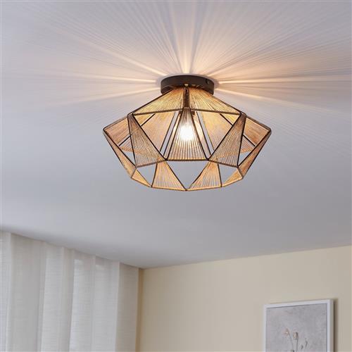 Adwickle Black And Brown Ceiling Light 43775