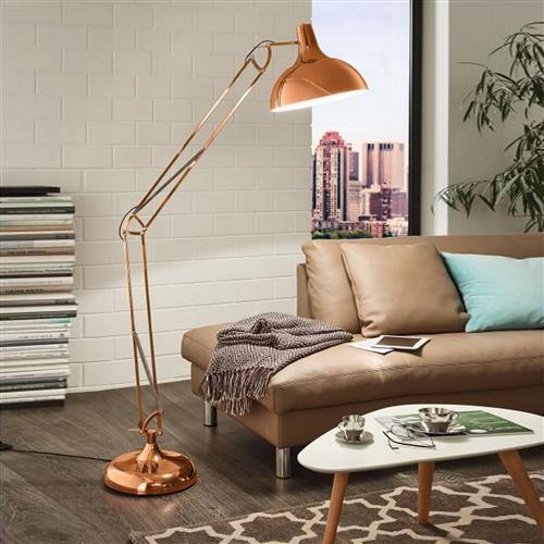Borgillio Copper Contemporary Styled Floor Lamp 94705