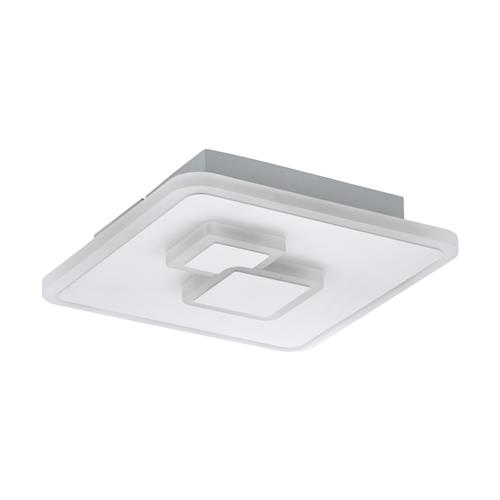 Cadegal LED White Square Steel & Polycarbonate Ceiling Fitting 33941