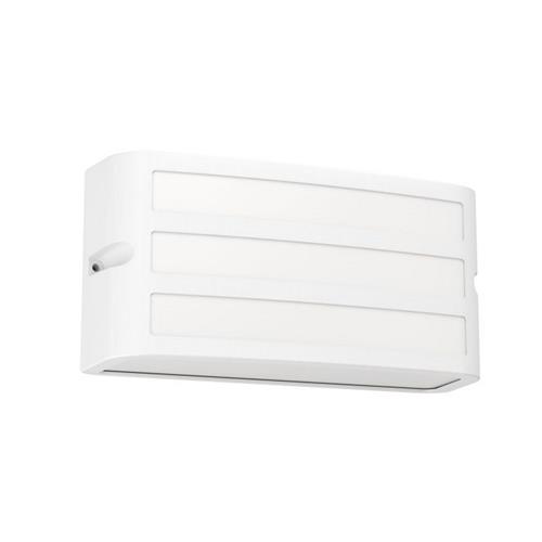 Camarda IP54 Curved White Outdoor Wall Light 900809