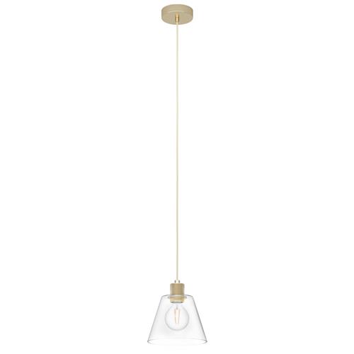 Copley Gold & Clear Glass Ceiling Pendant 43633
