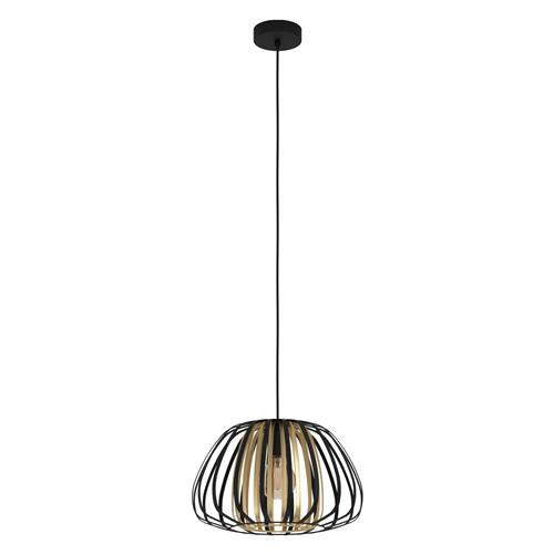 Encinitos Black & Gold Large Ceiling Fitting 99666