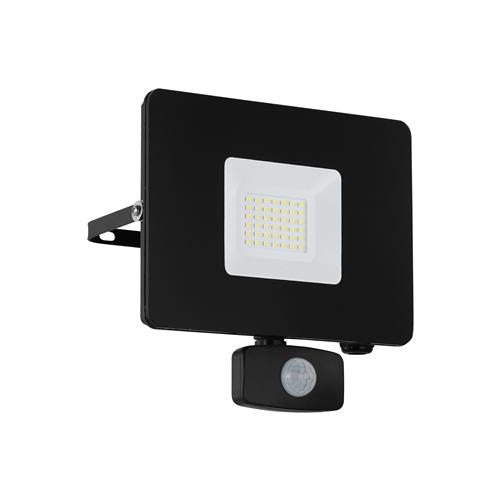 Faedo 3 Black Outdoor LED Sensor Light 97462