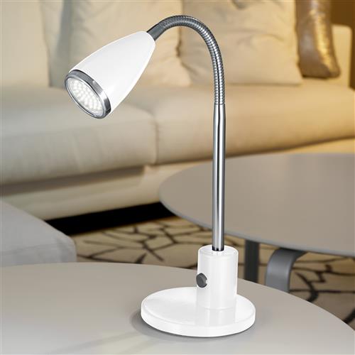 Fox White LED Table Lamp 92872