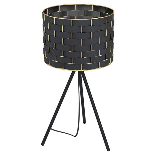 Marasales Black & Brass Woven Table Lamp 99526