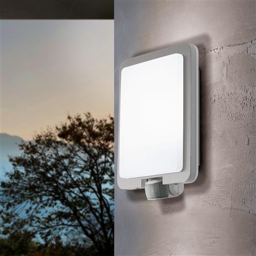 Mussotto IP44 Stainless Steel Outdoor Sensor Wall Light 97218