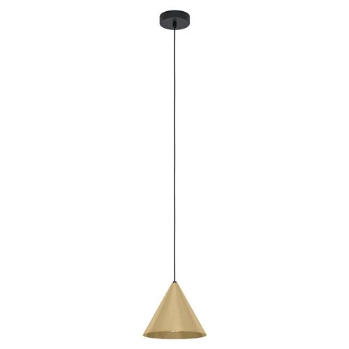 Narices Black Steel, Brushed Brass & Gold Single Pendant 99591