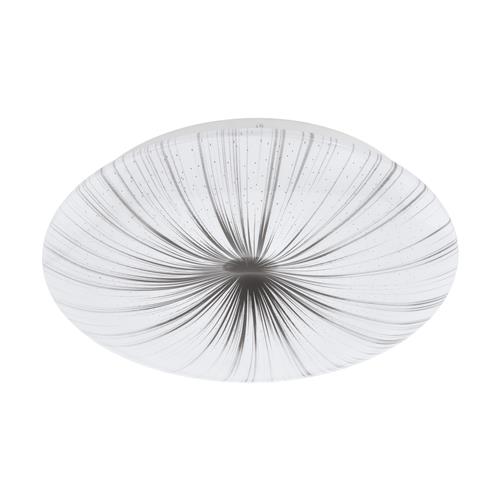 Nieves Medium LED Circular White & Silver Ceiling/Wall Light 99699