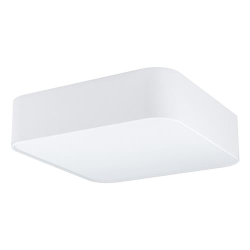Pasteri Square White Fabric Ceiling Fitting 99089