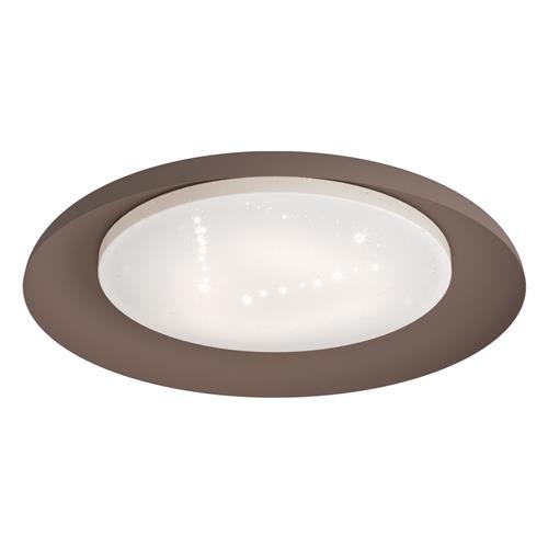 Penjamo LED Mokka Brown Flush Ceiling Fitting 99704