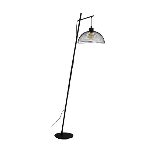 Pompeya Black Floor Lamp 43307 The, Black Floor Lamp With Shelves Uk