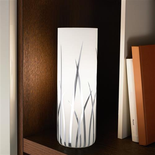Rivato Glass Cylinder Table Lamp 92743