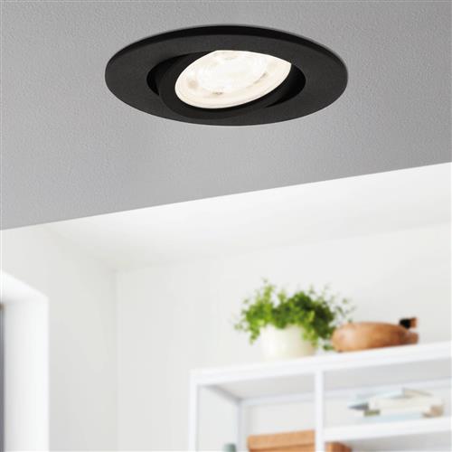 Saliceto-Z Black Recessed Smart LED Spot Light 99669