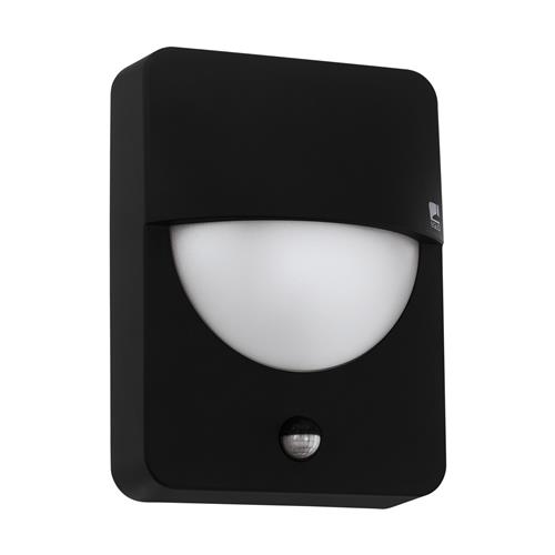 Salvanesco Black & White IP44 PIR Outdoor Wall Light 98705