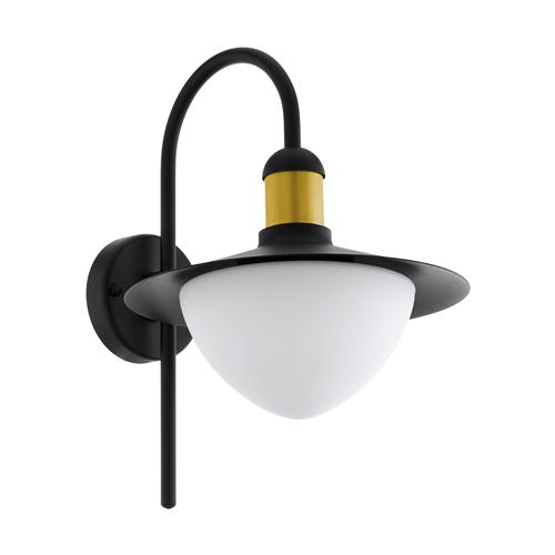 Sirmione IP44 Black Outdoor Wall Light 97285