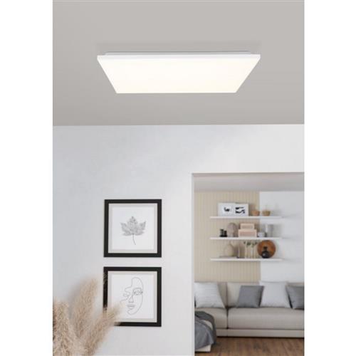 Trupiana LED Small White Square Ceiling Light 900568