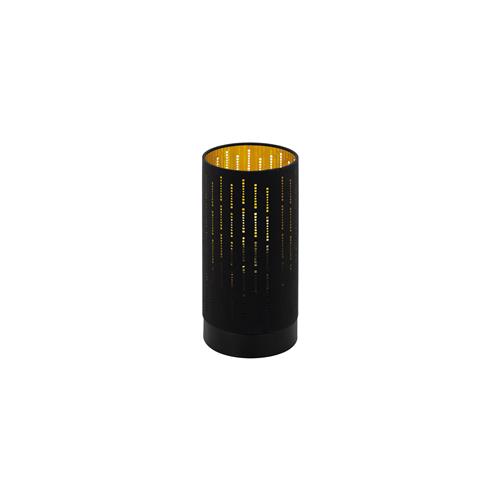 Varillas Steel Fabric Black/gold Table Lamp 98314