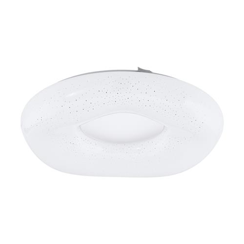 Zamudilo LED White Plastic & Crystal Effect Ceiling Fitting 99341