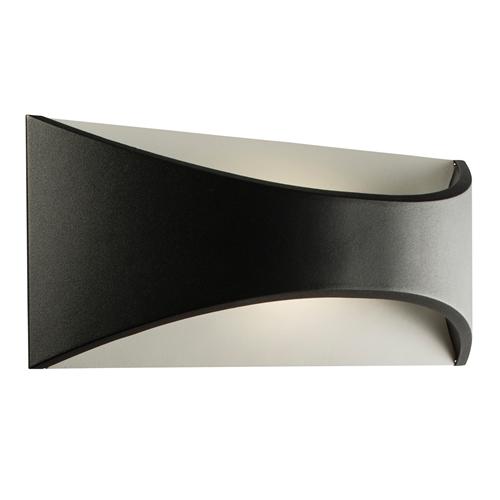 Vulcan IP65 Curved Black LED Wall Washer 61865
