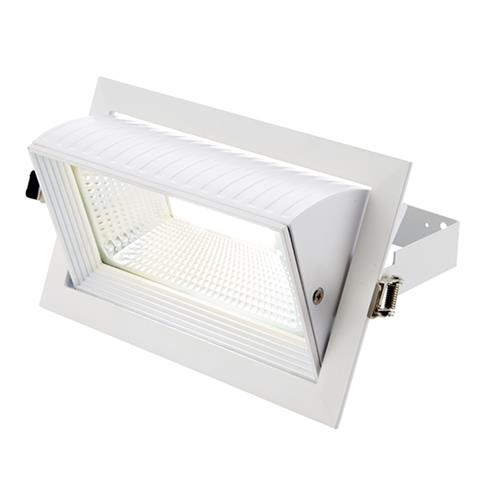 Axial Rectangular LED White Wall Light 78542