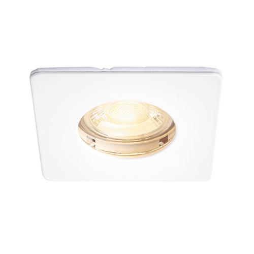 Speculo White Square IP65 Rated Shower Light 80244