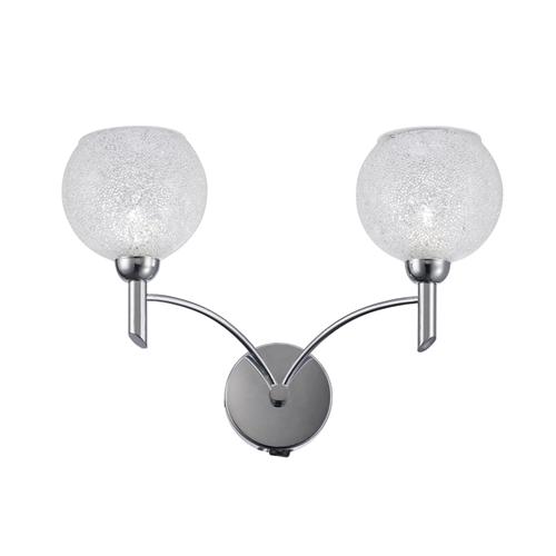 Fenna 2 Light Chrome Switched Wall Light TP2359/2
