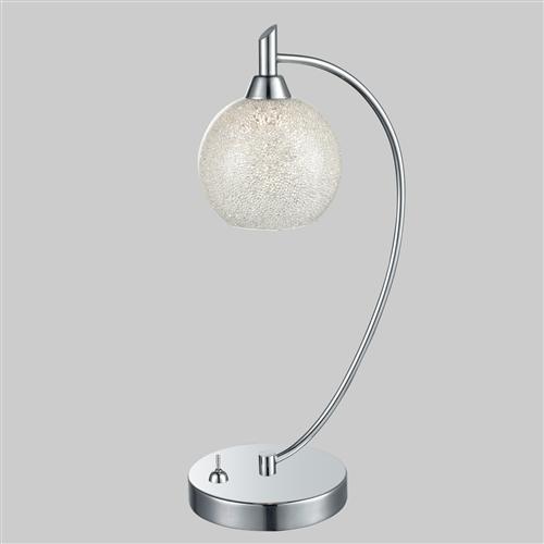 Fenna Switched Single Light Chrome Table Lamp FRA803