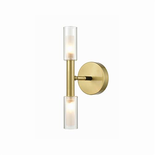 Dayle Double Wall Light Bronze Finished FRA484