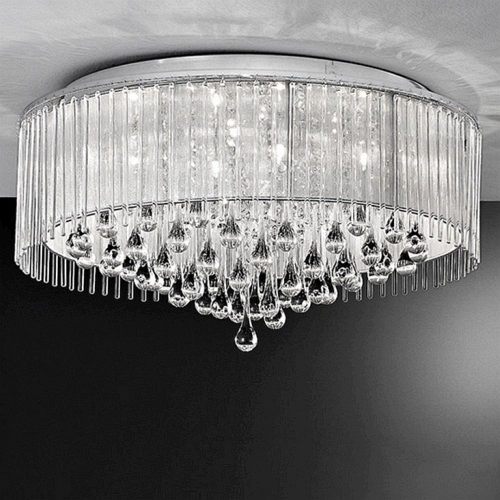 Prue Semi Flush Light Tp2160 8 The, Crystal Drops For Chandeliers Uk