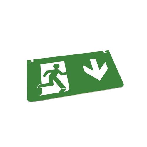 Dunsford Emergency Exit Down Arrow ILEMAL033