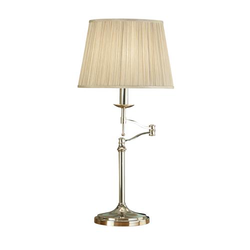 Stanford Polished Nickel Swing Arm Table Lamp 63651