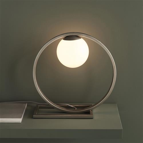 Brushed Silver Table Lamp Acmena-TS