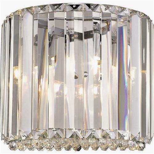 Belaney Curved Chrome/Crystal Single Wall Light 022CL1WAL