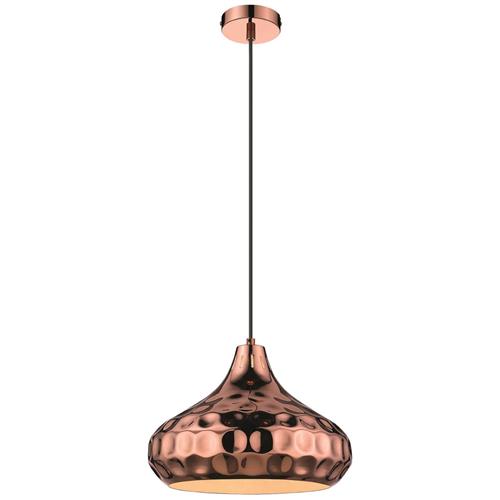 Belora Large Copper Tortoise Shell Effect Ceiling Fitting 036CP1P