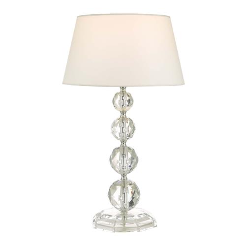 Bedelia Acrylic Table Lamp With White, Acrylic Table Lamp Uk