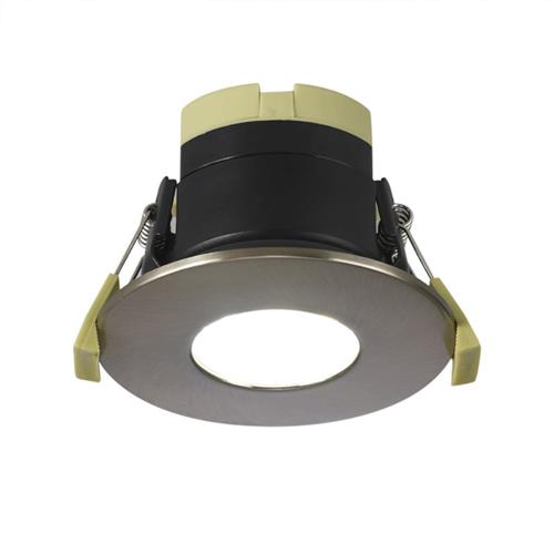 Billings Antique Brass IP65 Fire-Rated CCT LED Shower Light LT31627