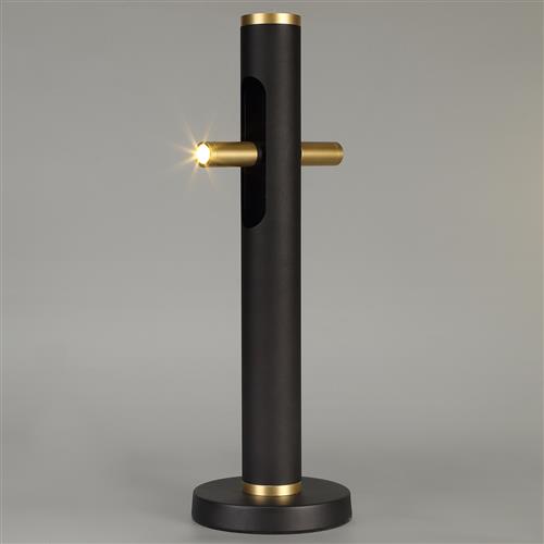 Arkansas Sand Black And Gold Colour LED Table Lamp LT30535