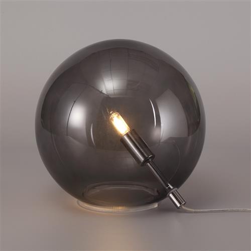 Charleston Single Smoked Glass Table Lamp LT30522
