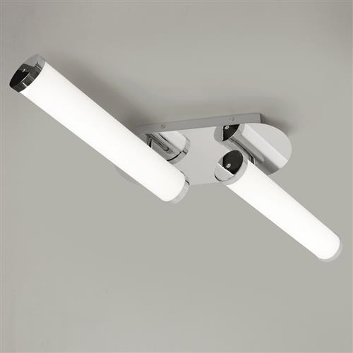 Provo IP44 2 Light Chrome LED Bathroom Ceiling Fitting LT30022