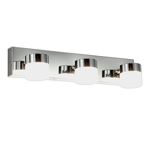 Wilbert Triple Chrome IP44 LED Bathroom Wall Light BOL7744